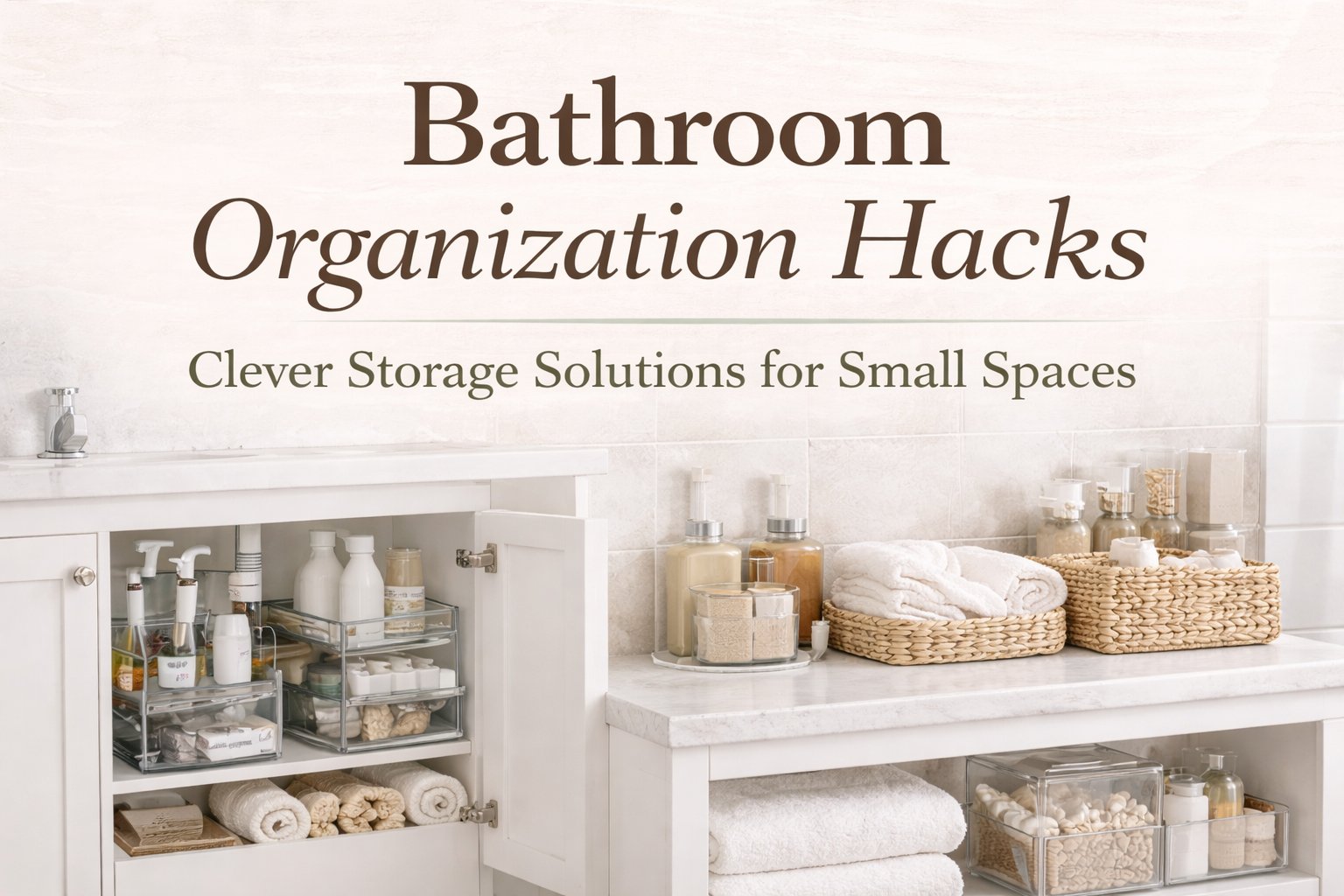 Bathroom Organization Hacks for Busy Households (Budget-Friendly & Simple)